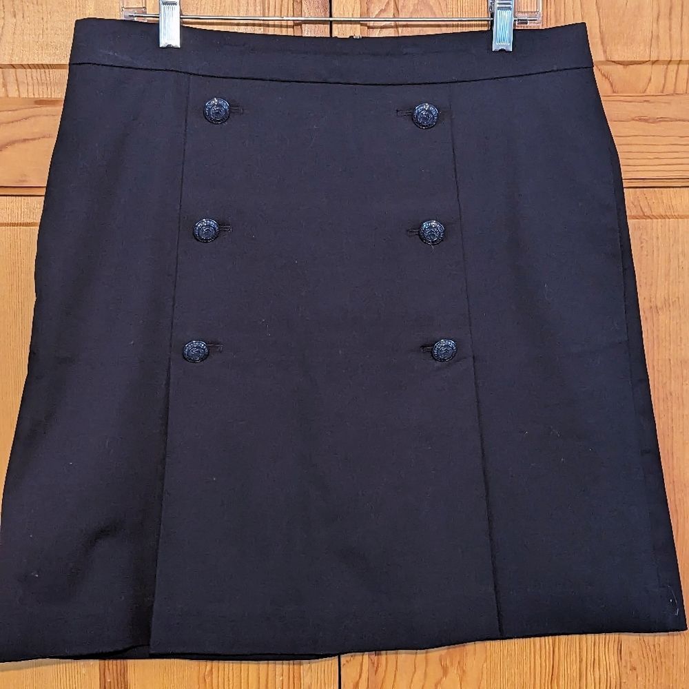 Brooks Brothers Black Mini Skirt